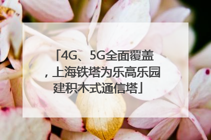 4G、5G全面覆盖，上海铁塔为乐高乐园建积木式通信塔