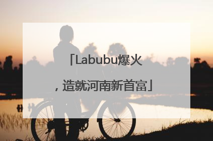 Labubu爆火，造就河南新首富